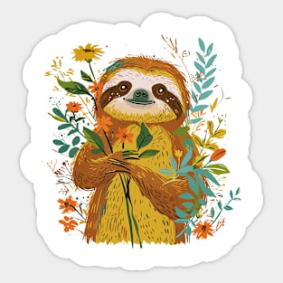 Cute Sloth Sticker